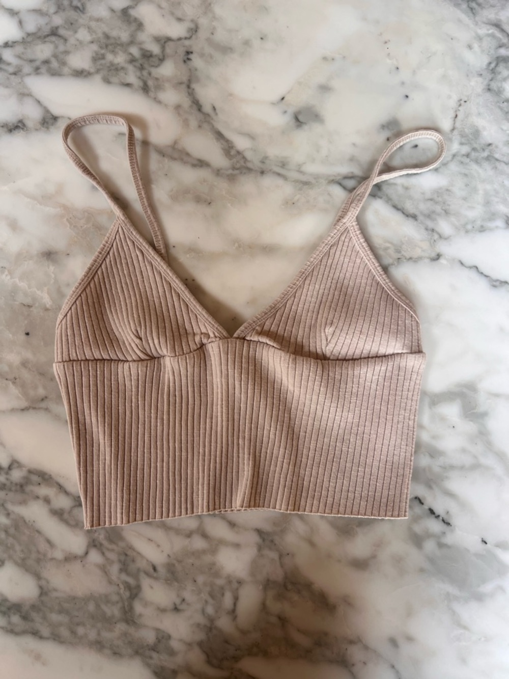 Ribbed Tank Bralette